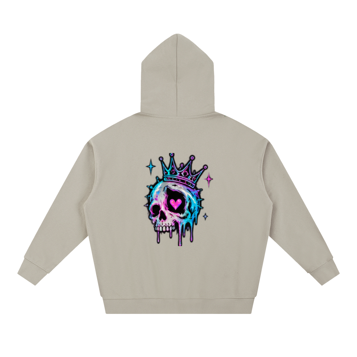 Haven X Pixel Riot – Glitch Crown Adult Gaming Hoodie