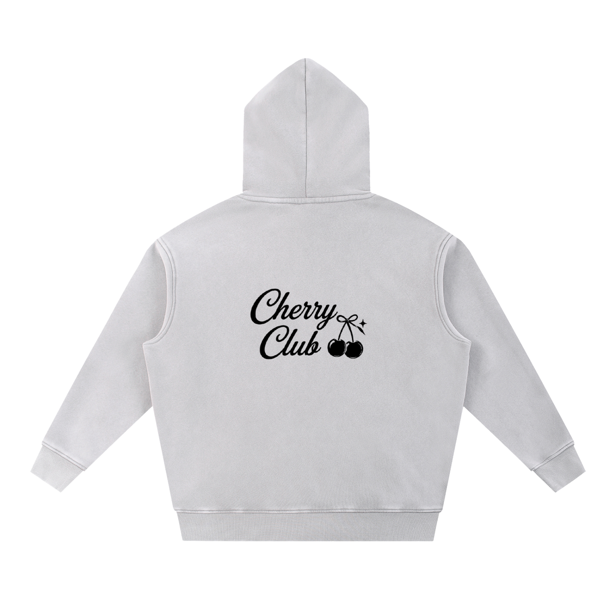 Cherry Club Tonal Logo Snowwash Oversized Hoodie | Haven x Cherry Club Collab