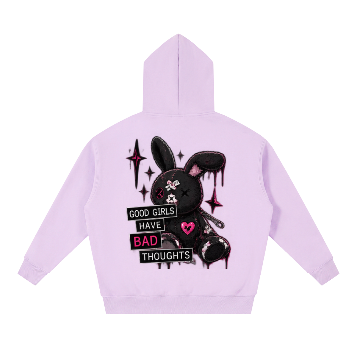 Good Girls Have Bad Thoughts Oversized Hoodie | Haven x Static Hearts Collab