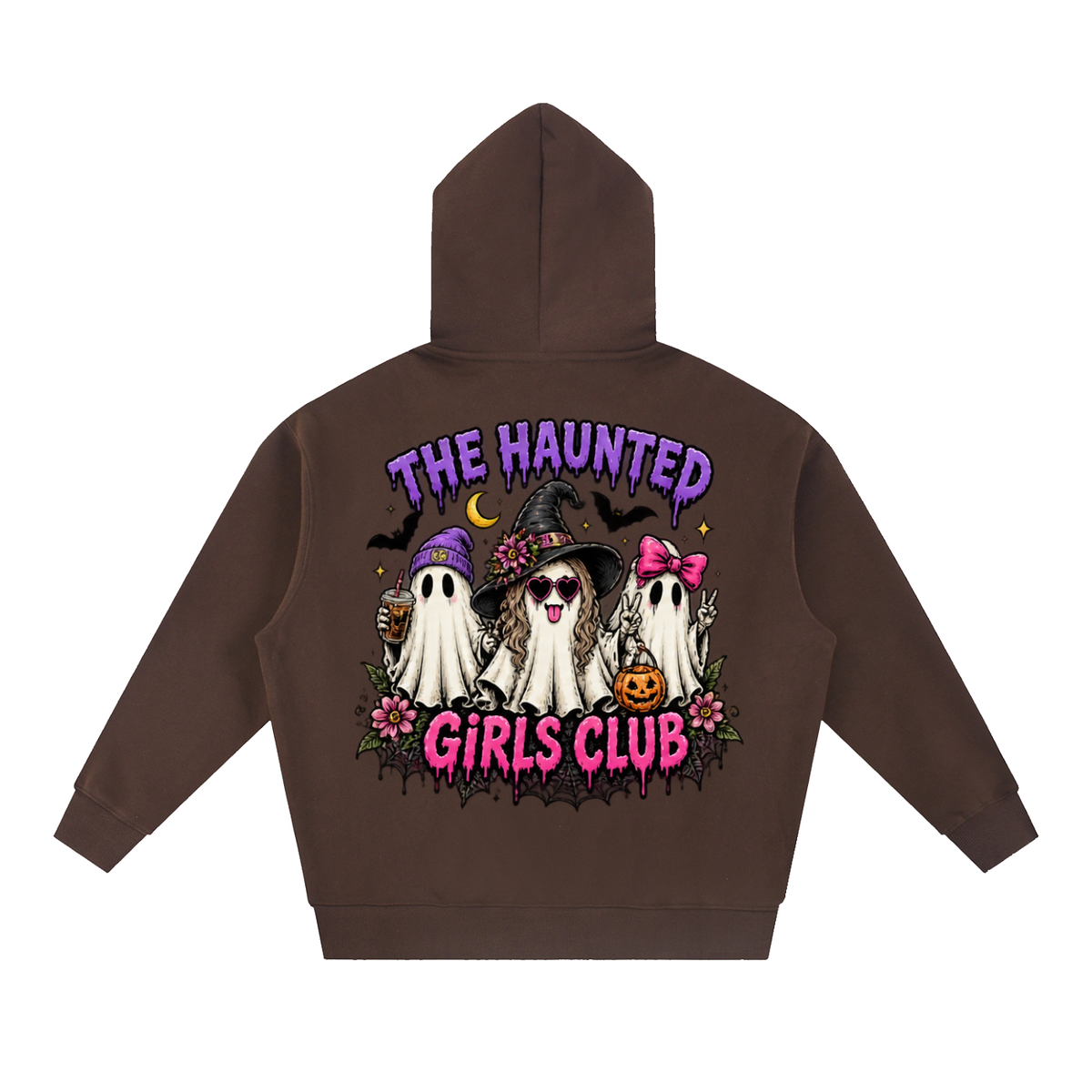 The Haunted Girls Club Boxy Oversized Hoodie | Haven Halloween Collection