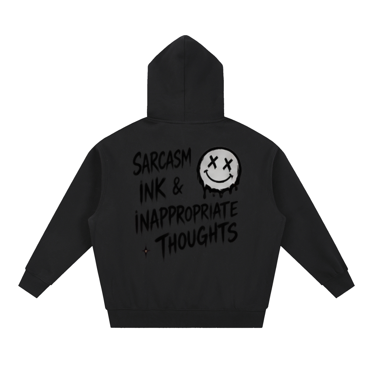 Sarcasm, Ink & Inappropriate Thoughts Oversized Hoodie