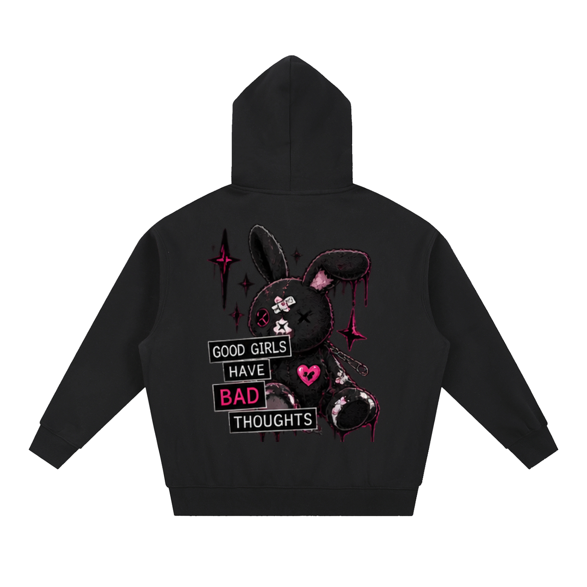 Good Girls Have Bad Thoughts Oversized Hoodie | Haven x Static Hearts Collab