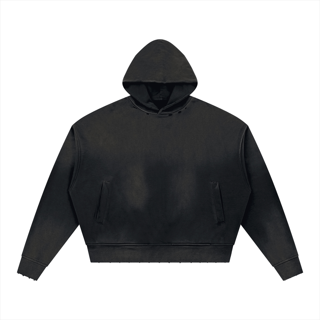 Mentally at the Tattoo Shop Smiley Oversized Hoodie