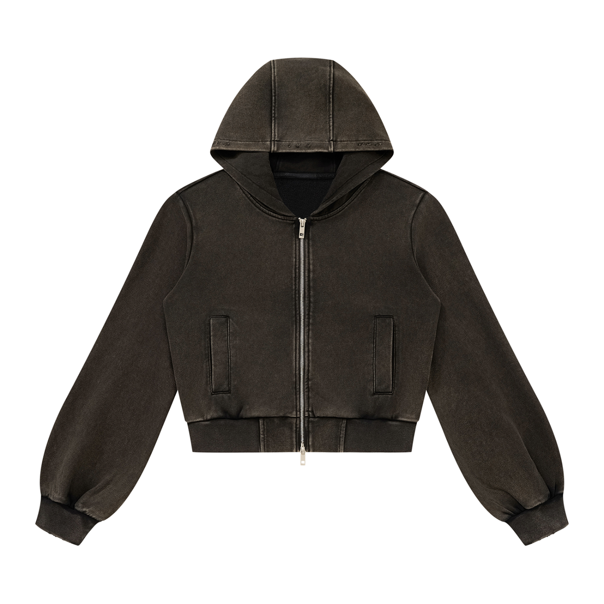 Cherry Club Signature Vintage Wash Zip-Up Hoodie | Haven x Cherry Club Collab