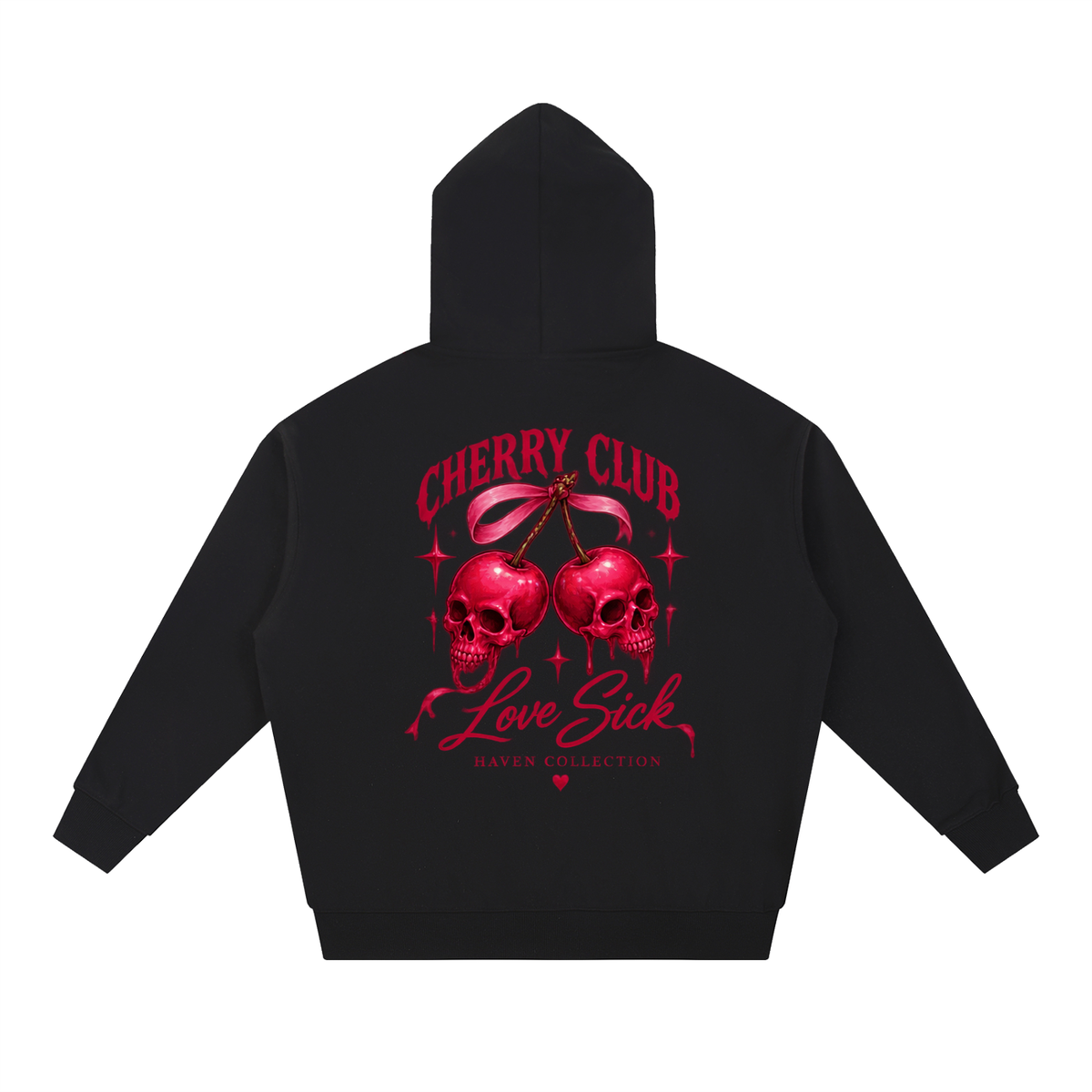 Haven x Cherry Club – Love Sick Oversized Hoodie