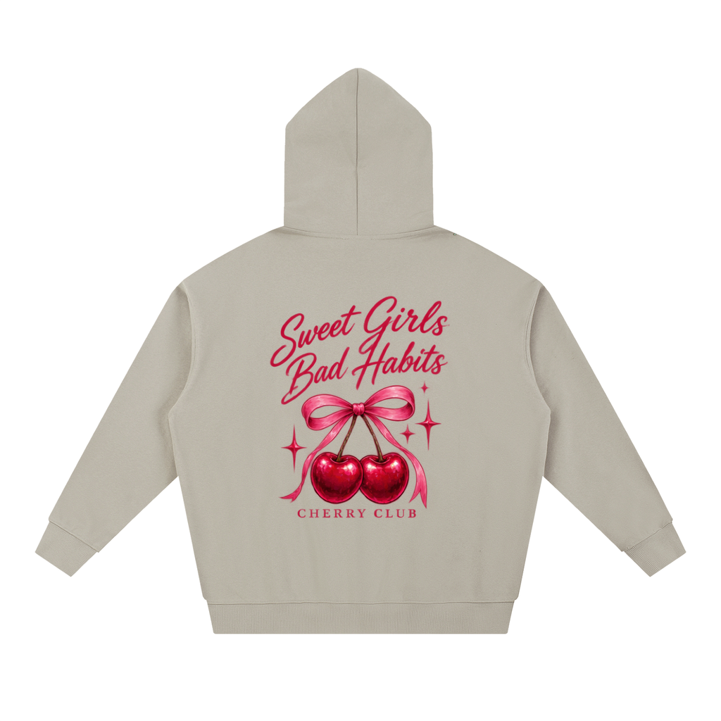 Haven x Cherry Club – Sweet Girls, Bad Habits Oversized Hoodie