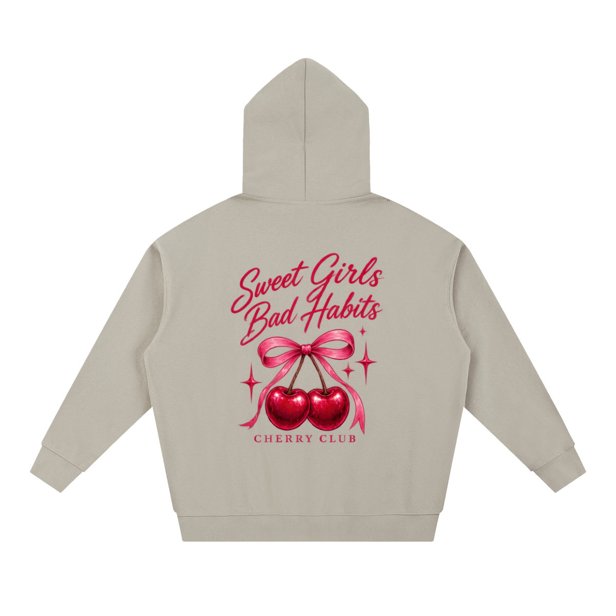 Haven x Cherry Club – Sweet Girls, Bad Habits Oversized Hoodie