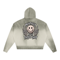 Mentally at the Tattoo Shop Smiley Oversized Hoodie