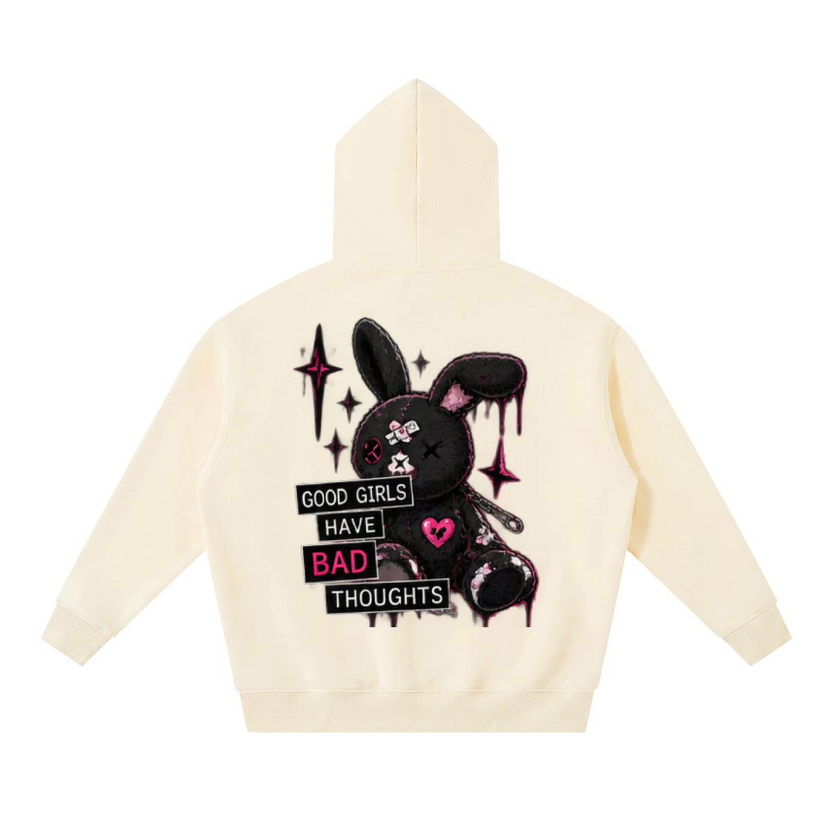 Good Girls Have Bad Thoughts Oversized Hoodie | Haven x Static Hearts Collab