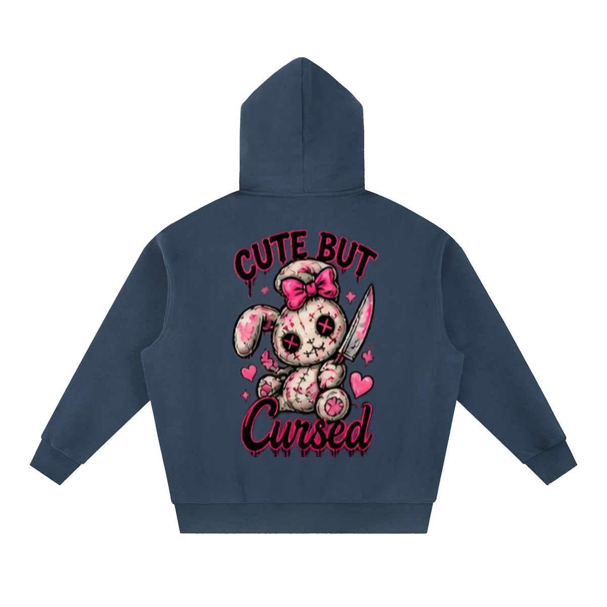 Cute But Cursed Boxy Oversized Hoodie | Haven Halloween Collection