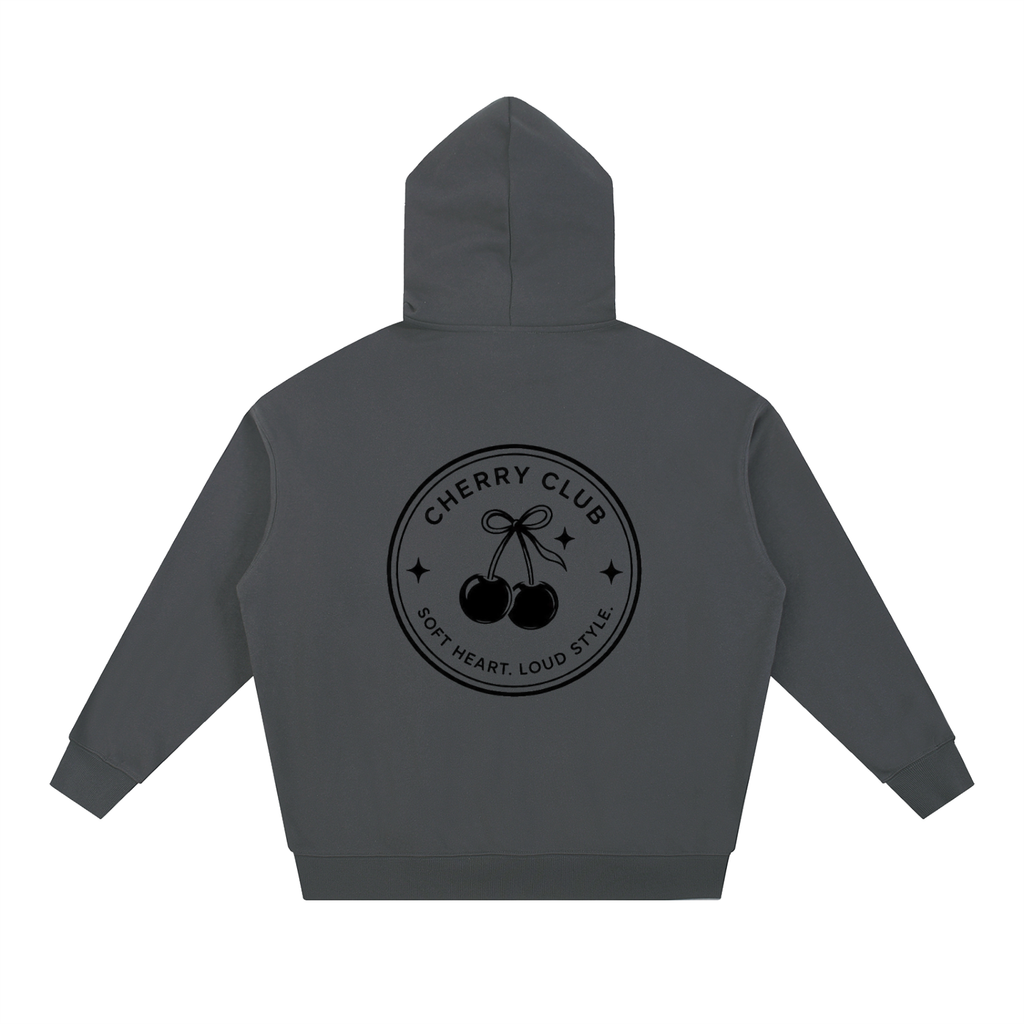 Cherry Club Soft Heart Heavyweight Oversized Hoodie | Haven x Cherry Club Collab