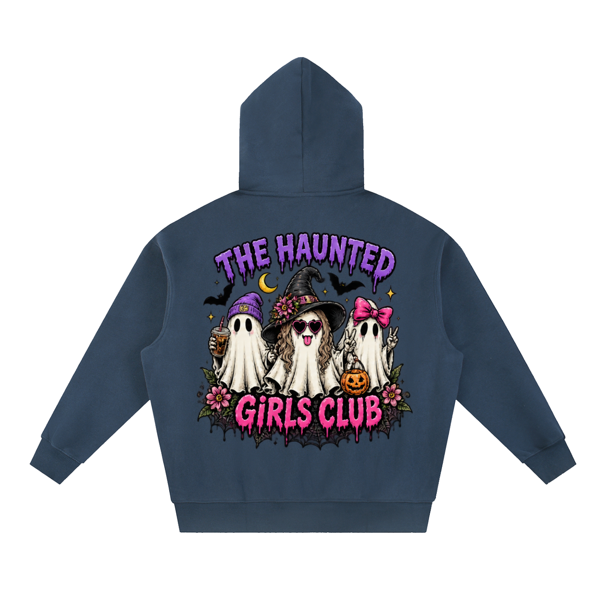 The Haunted Girls Club Boxy Oversized Hoodie | Haven Halloween Collection