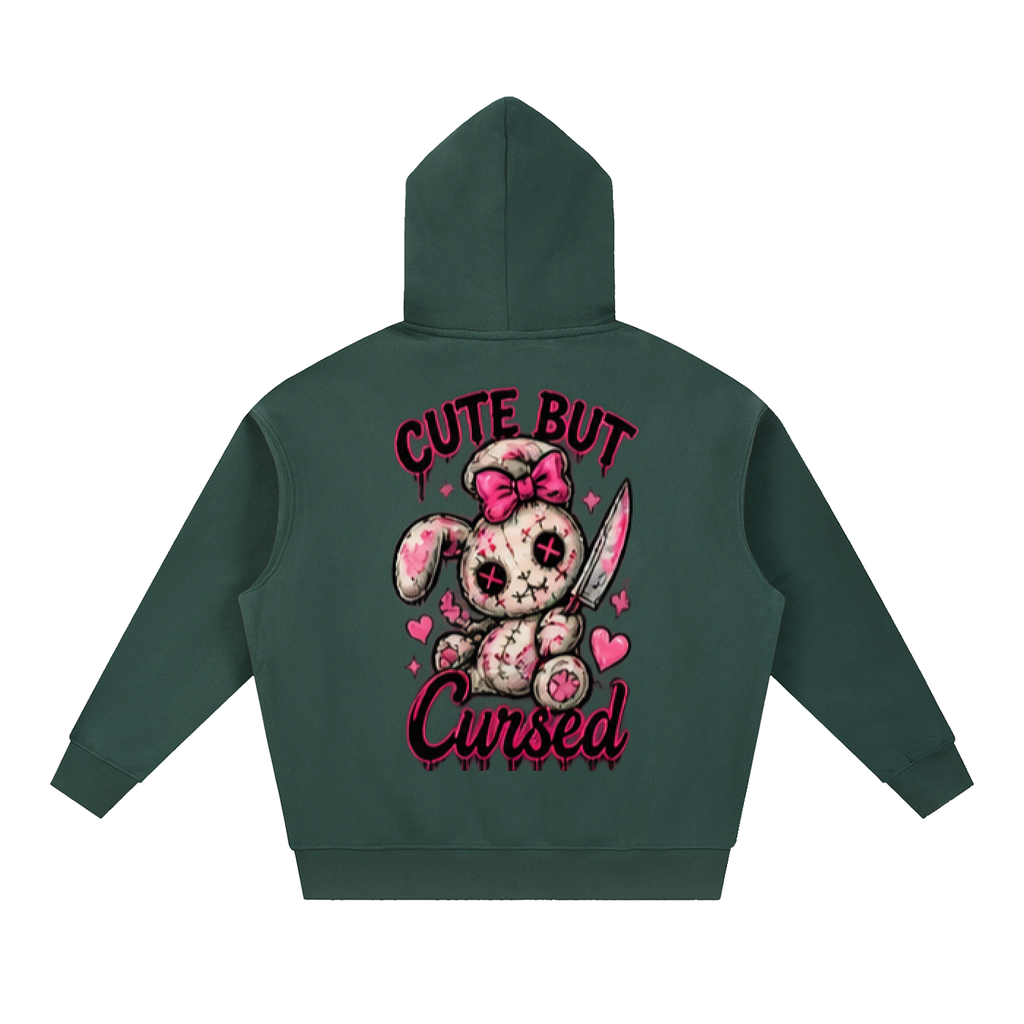 Cute But Cursed Boxy Oversized Hoodie | Haven Halloween Collection