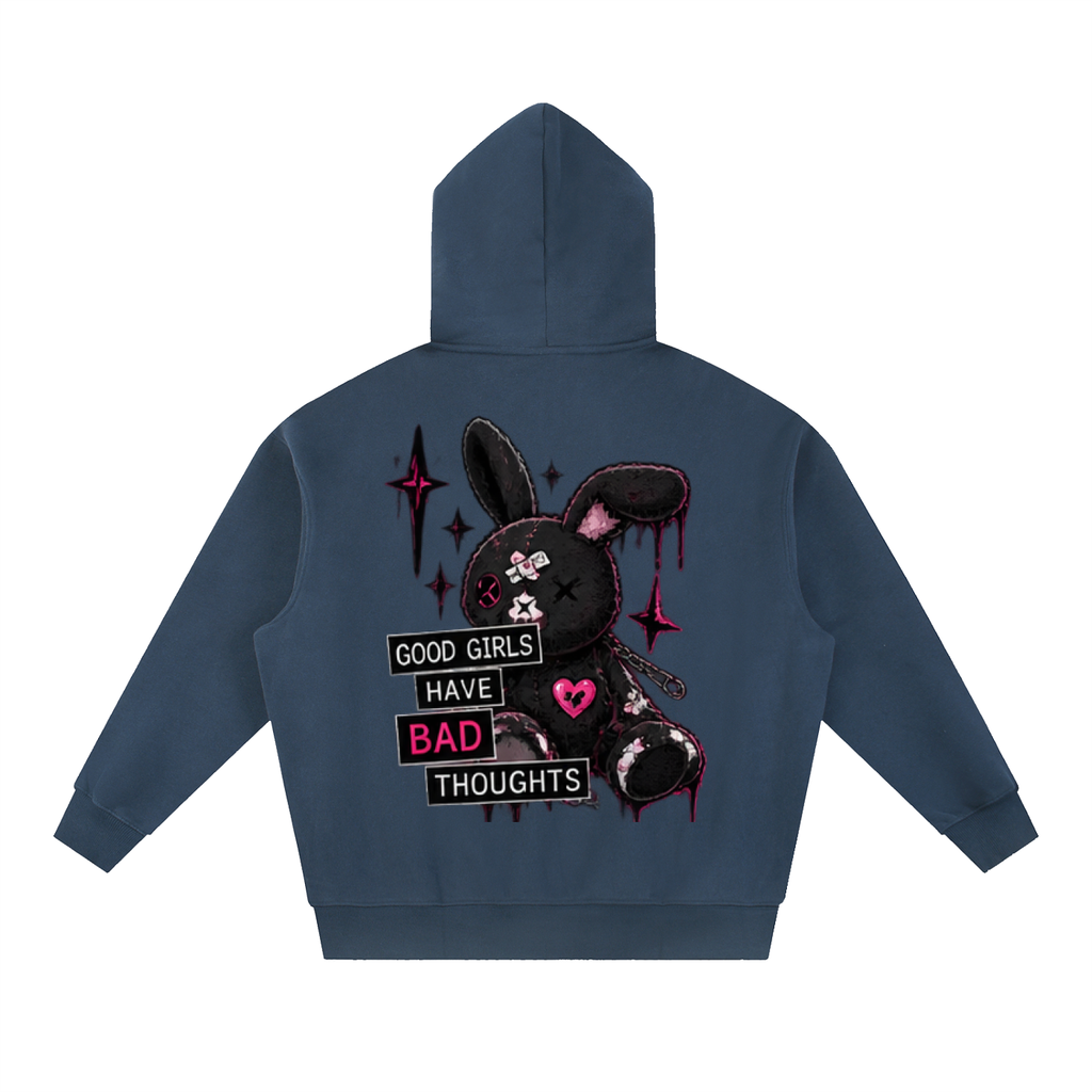 Good Girls Have Bad Thoughts Oversized Hoodie | Haven x Static Hearts Collab