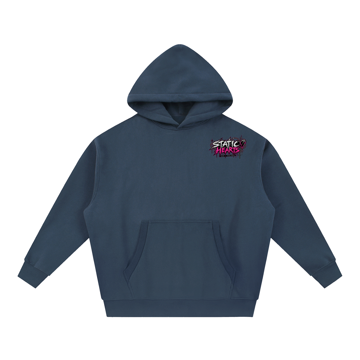 Socially Offline Oversized Hoodie | Haven x Static Hearts Collab