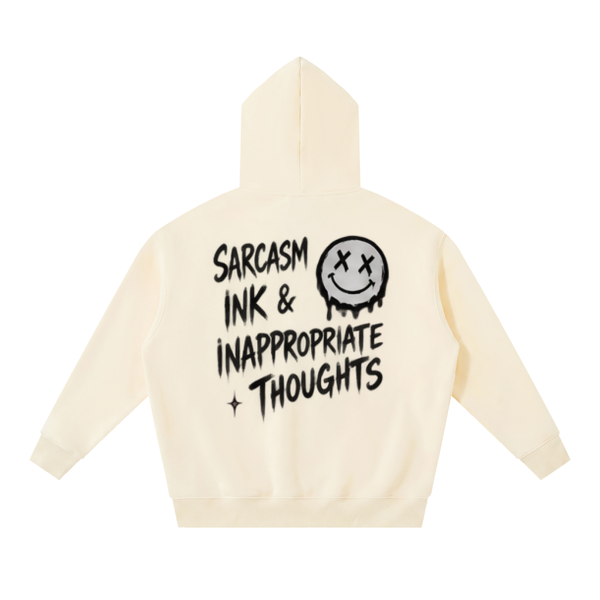 Sarcasm, Ink & Inappropriate Thoughts Oversized Hoodie