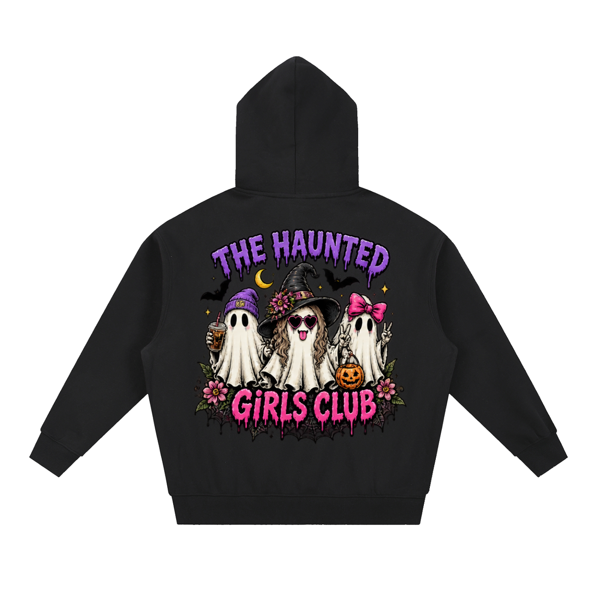 The Haunted Girls Club Boxy Oversized Hoodie | Haven Halloween Collection