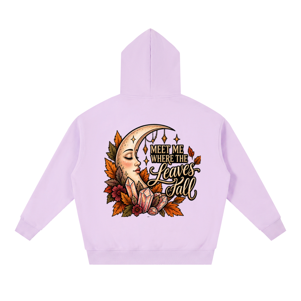 Meet Me Where the Leaves Fall Boxy Oversized Hoodie | Haven After Autumn Collection