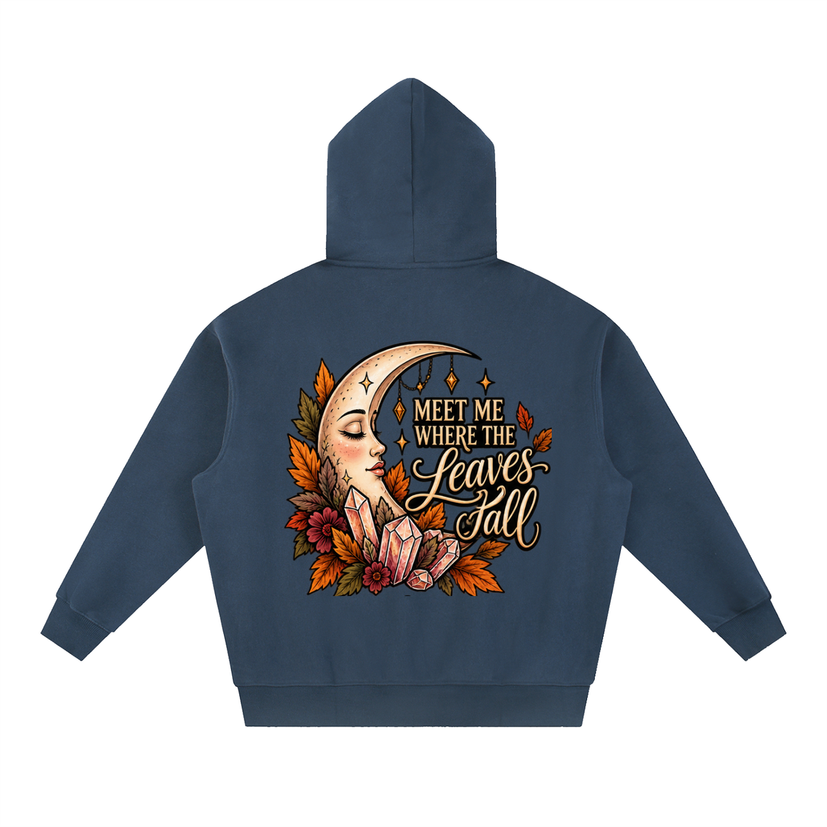 Meet Me Where the Leaves Fall Boxy Oversized Hoodie | Haven After Autumn Collection