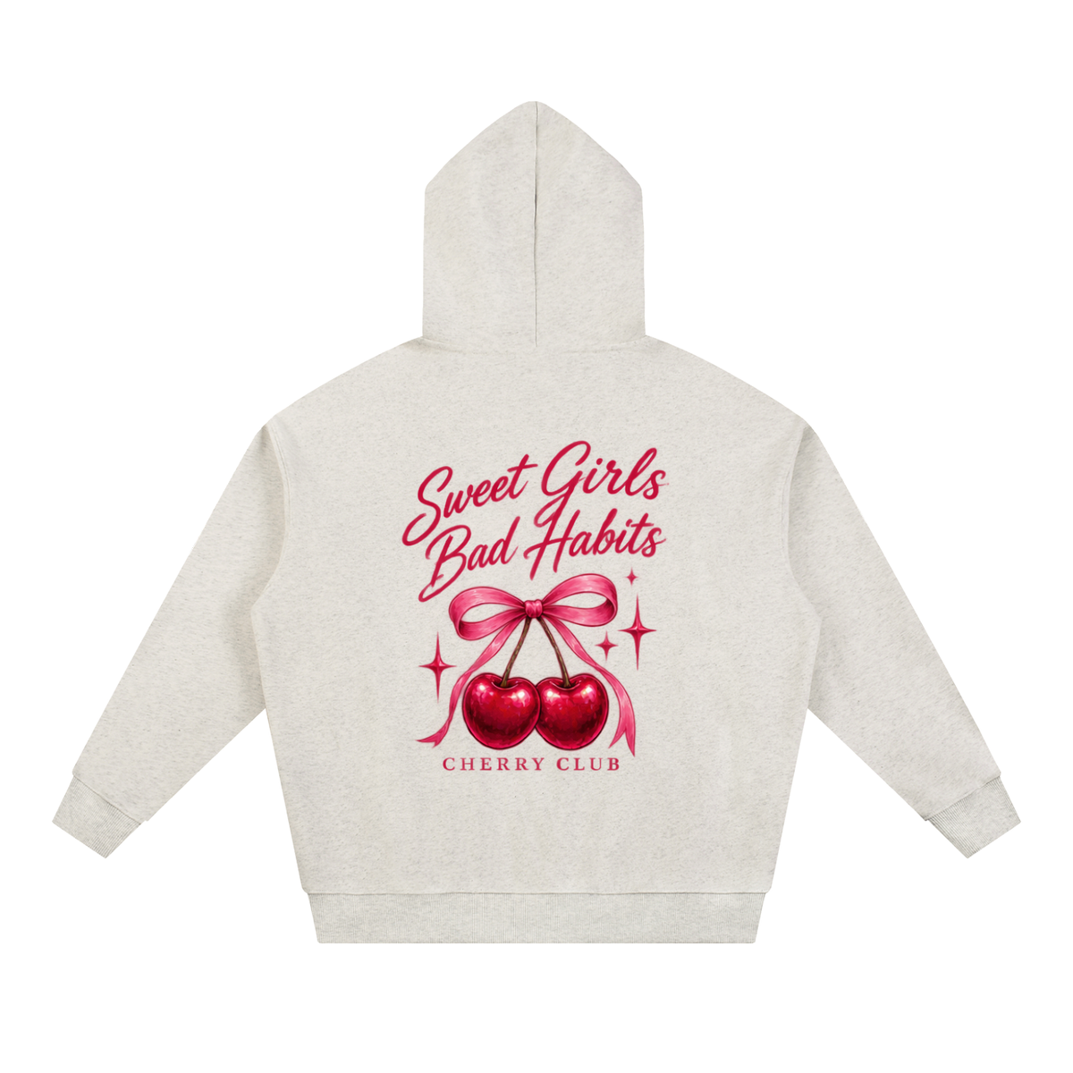 Haven x Cherry Club – Sweet Girls, Bad Habits Oversized Hoodie