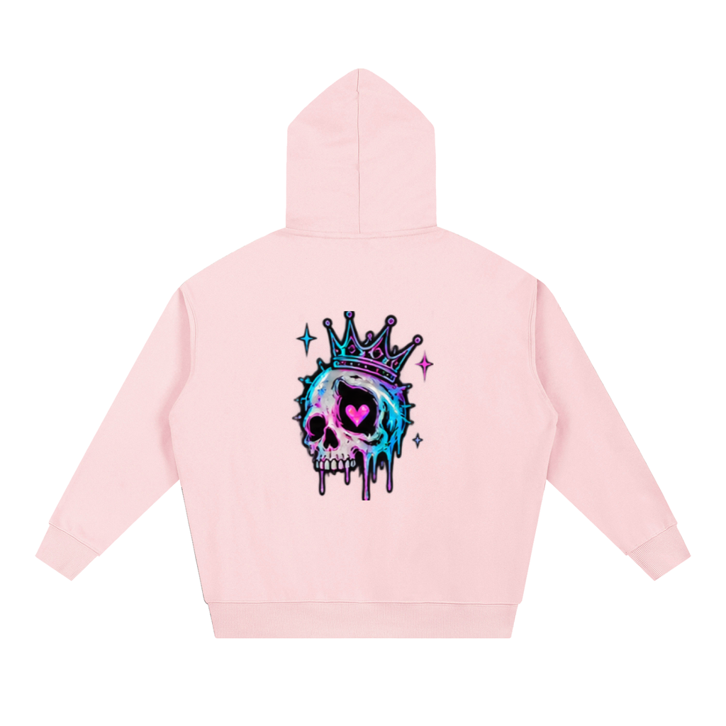 Haven X Pixel Riot – Glitch Crown Adult Gaming Hoodie