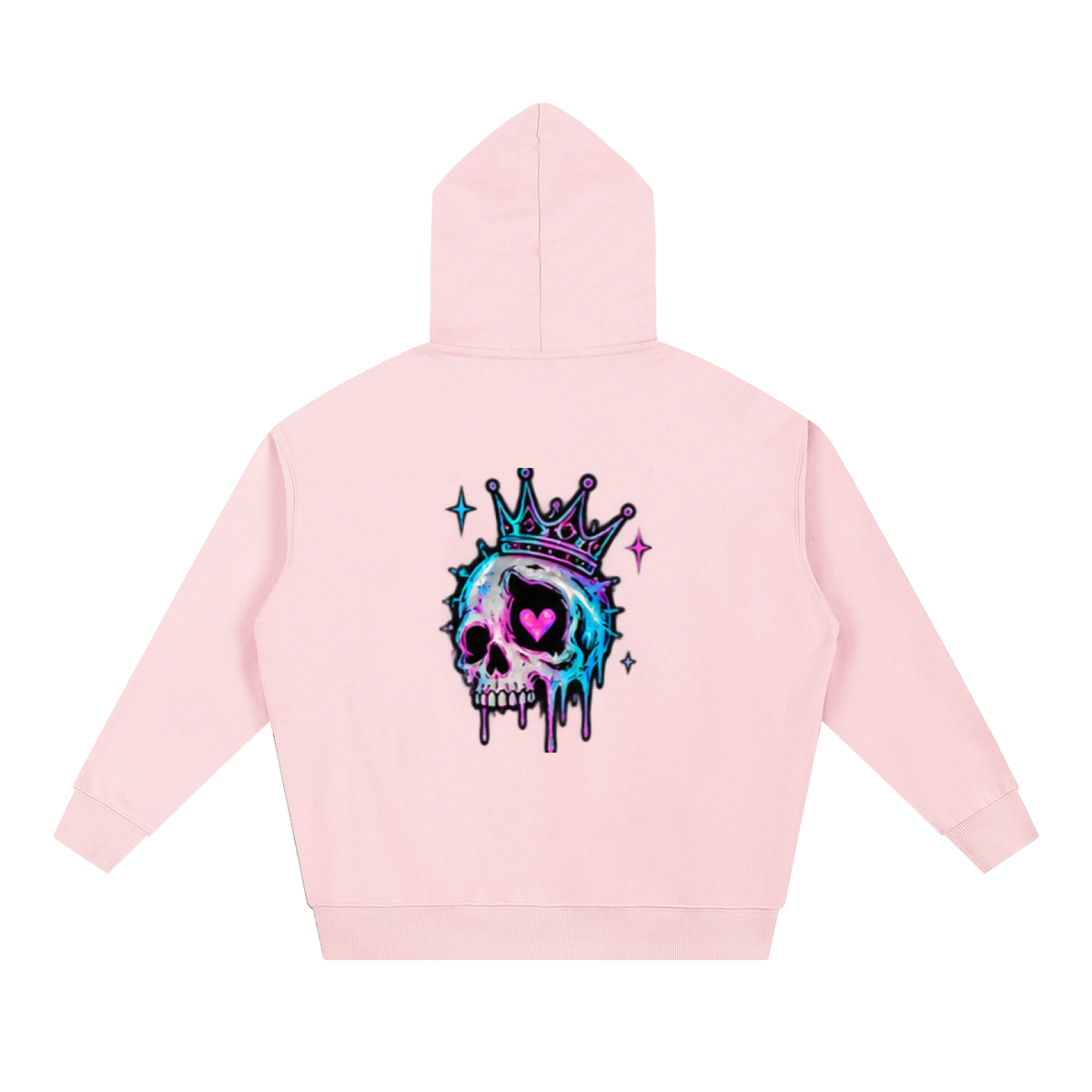 Haven X Pixel Riot – Glitch Crown Adult Gaming Hoodie