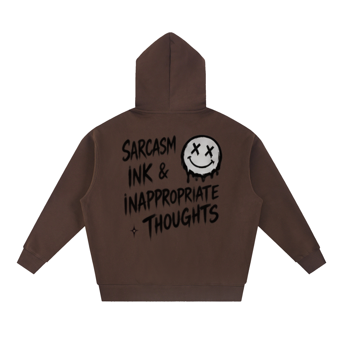 Sarcasm, Ink & Inappropriate Thoughts Oversized Hoodie
