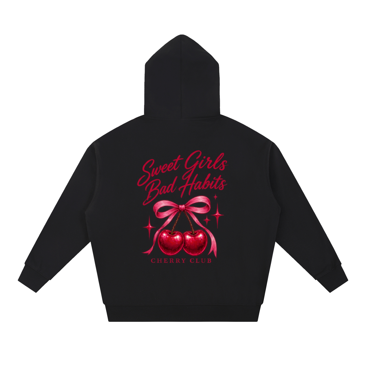 Haven x Cherry Club – Sweet Girls, Bad Habits Oversized Hoodie