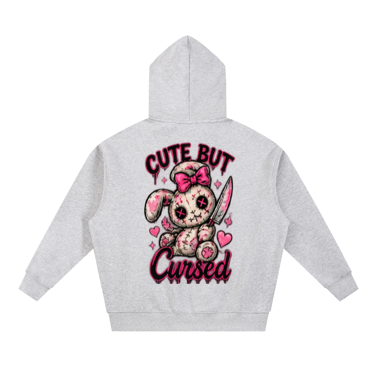 Cute But Cursed Boxy Oversized Hoodie | Haven Halloween Collection