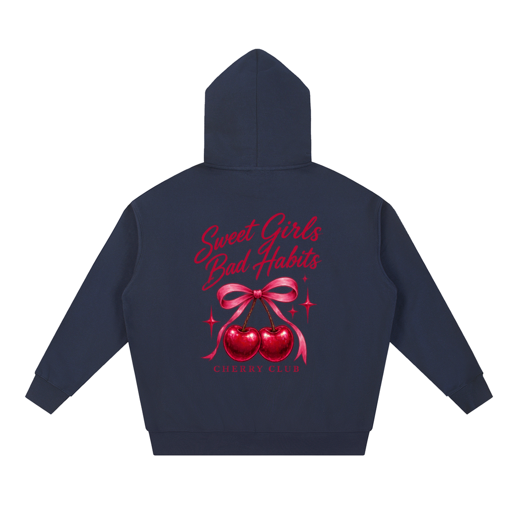 Haven x Cherry Club – Sweet Girls, Bad Habits Oversized Hoodie