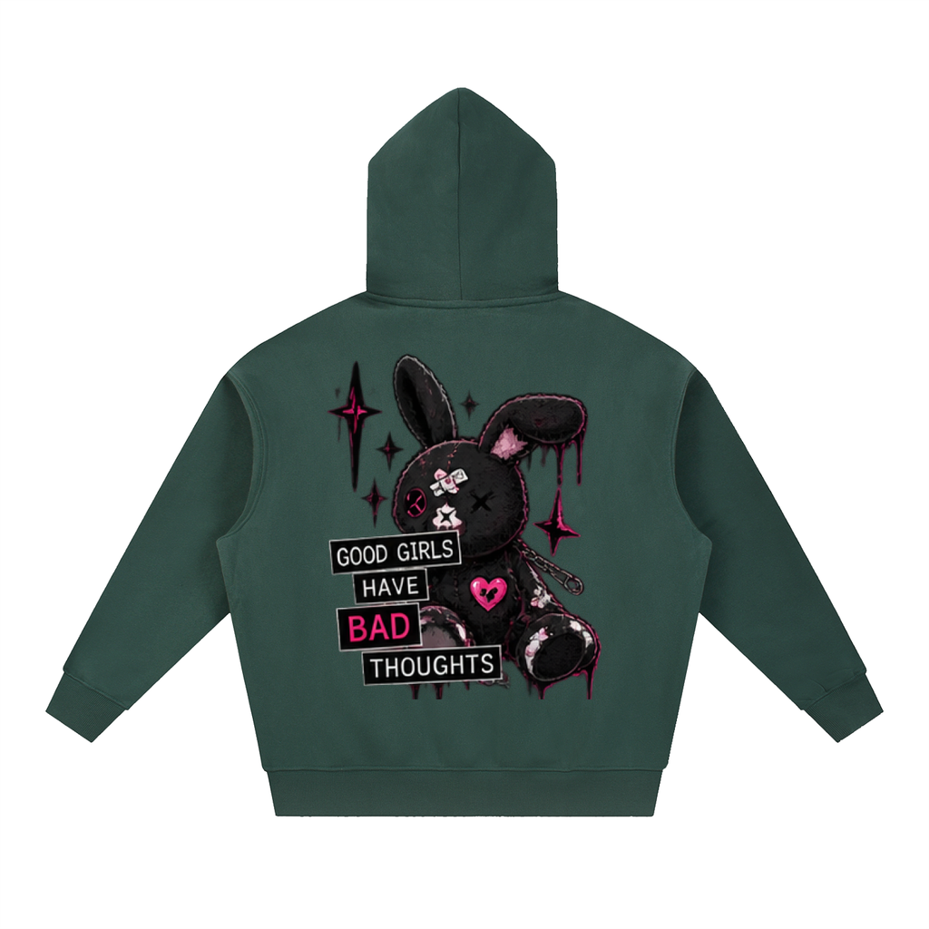 Good Girls Have Bad Thoughts Oversized Hoodie | Haven x Static Hearts Collab