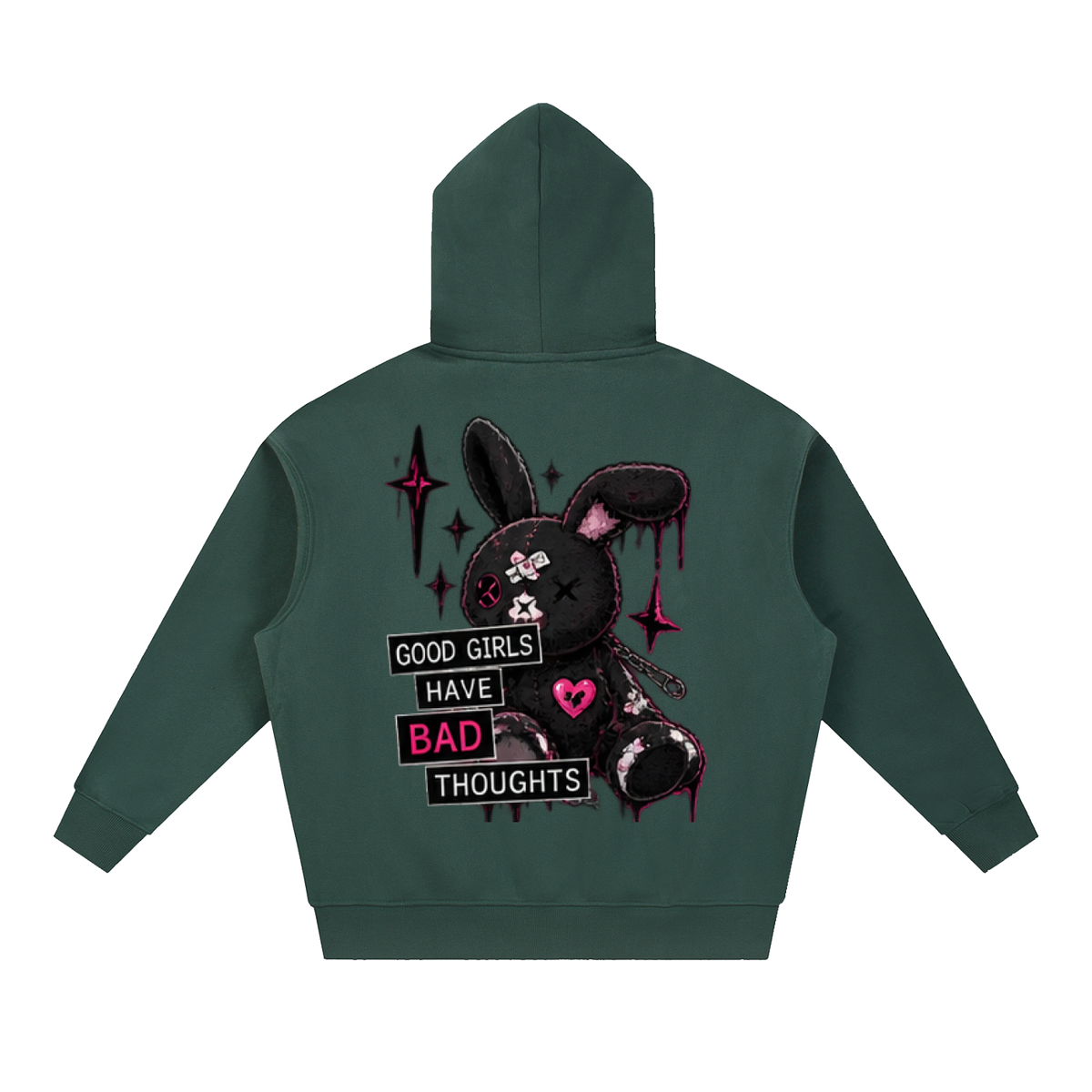 Good Girls Have Bad Thoughts Oversized Hoodie | Haven x Static Hearts Collab