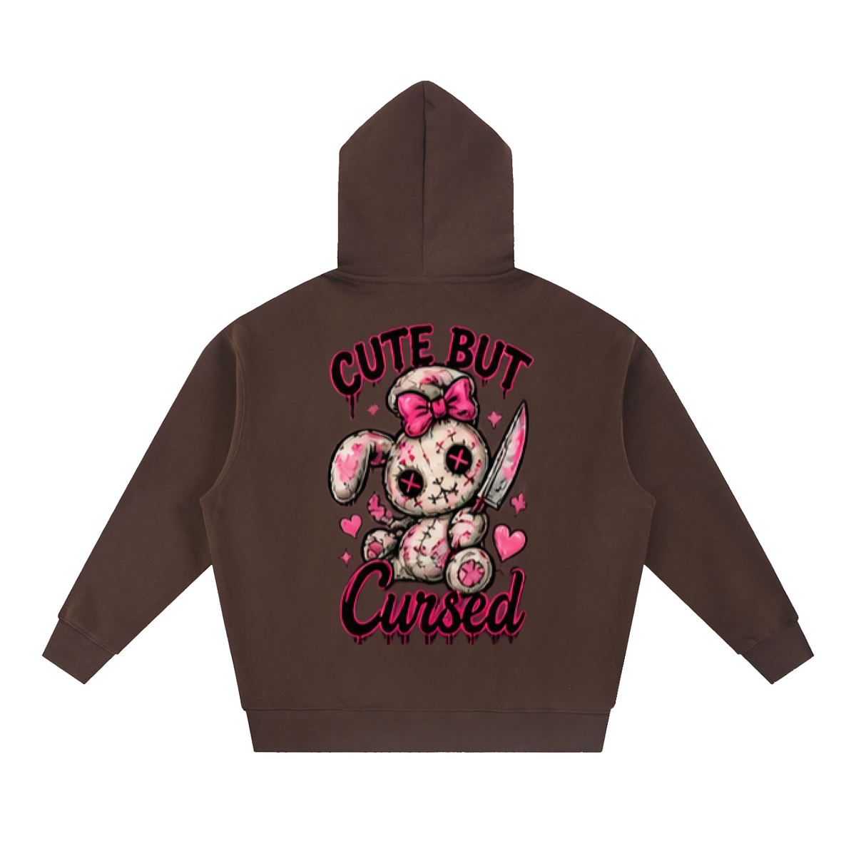 Cute But Cursed Boxy Oversized Hoodie | Haven Halloween Collection