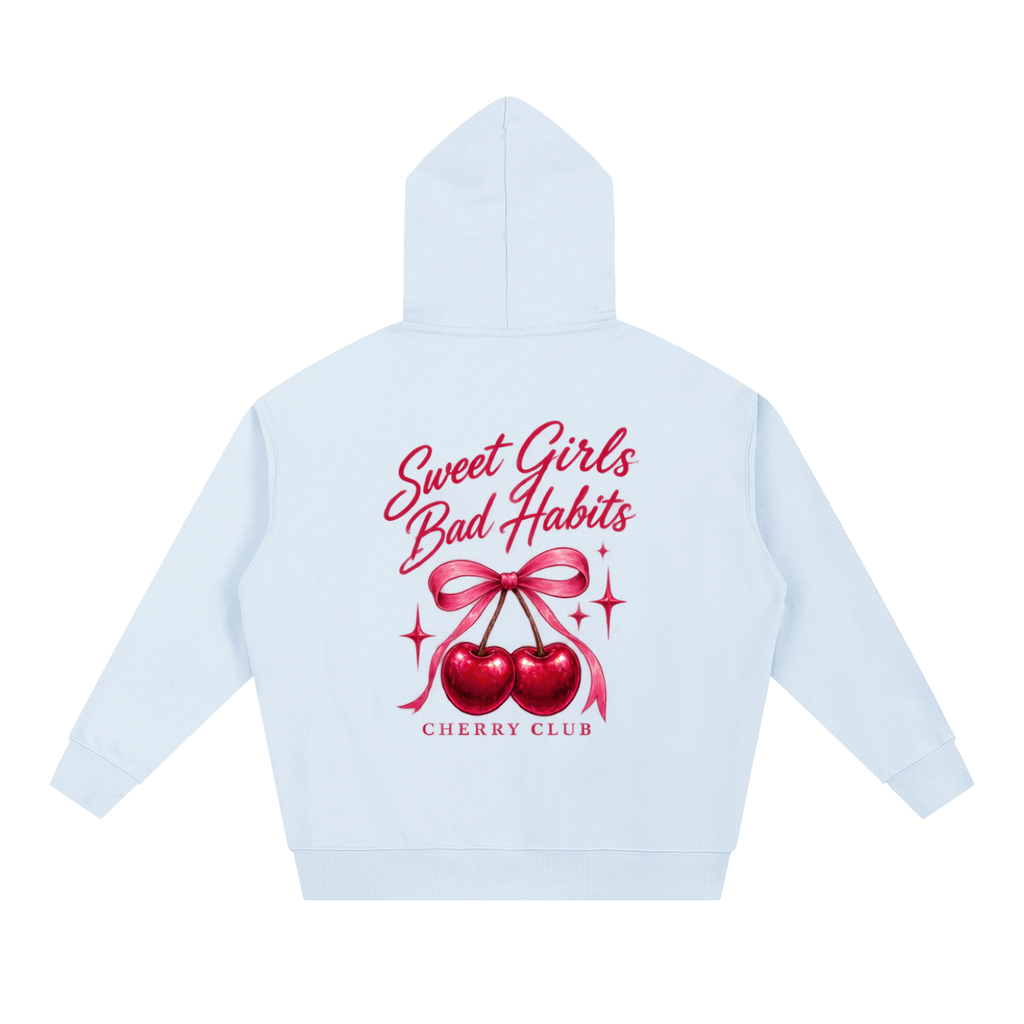 Haven x Cherry Club – Sweet Girls, Bad Habits Oversized Hoodie