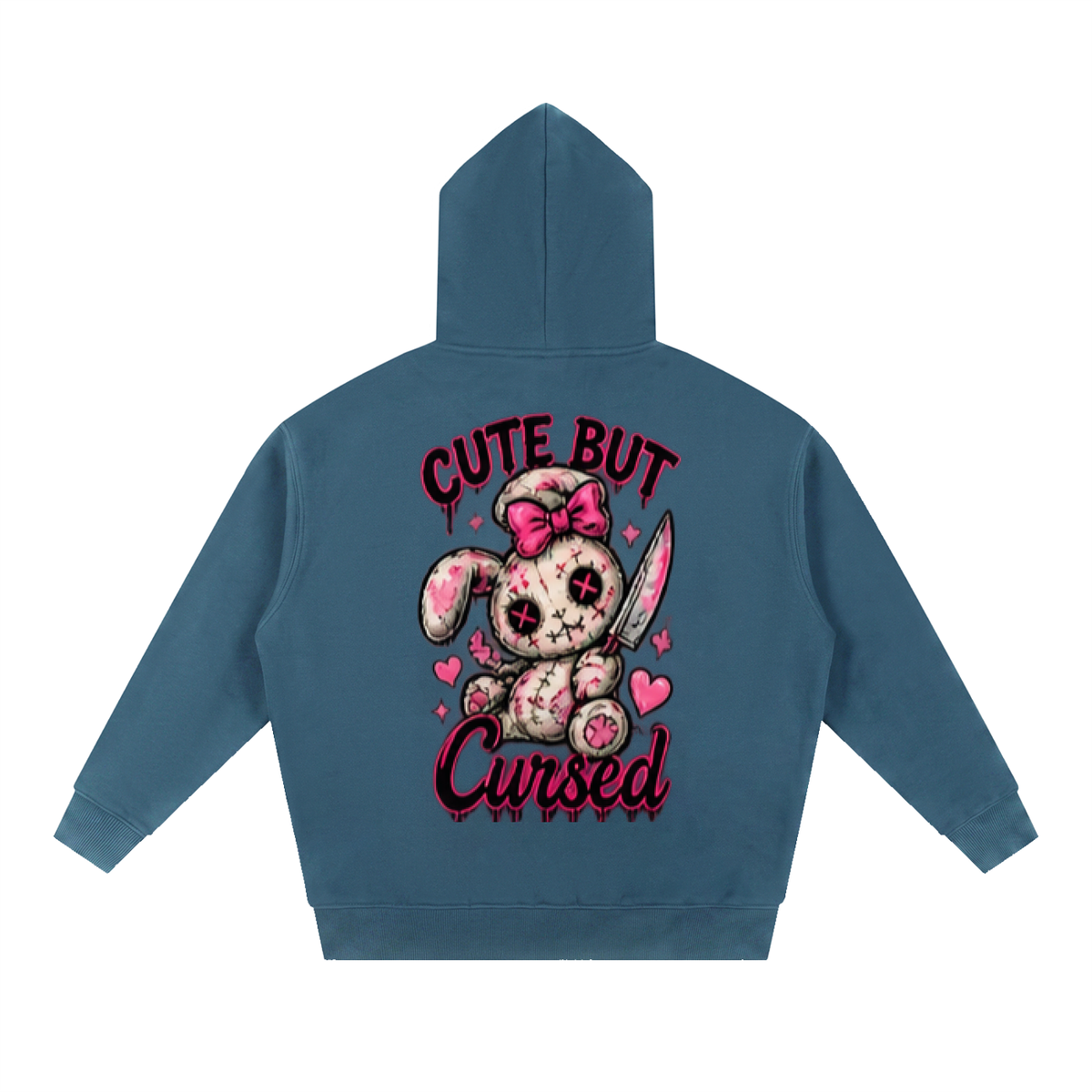 Cute But Cursed Boxy Oversized Hoodie | Haven Halloween Collection
