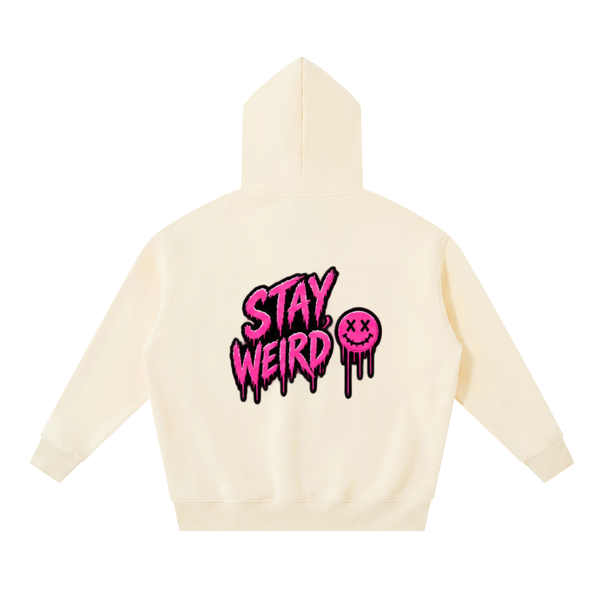 Stay Weird Boxy Oversized Hoodie | Haven Unfiltered Collection