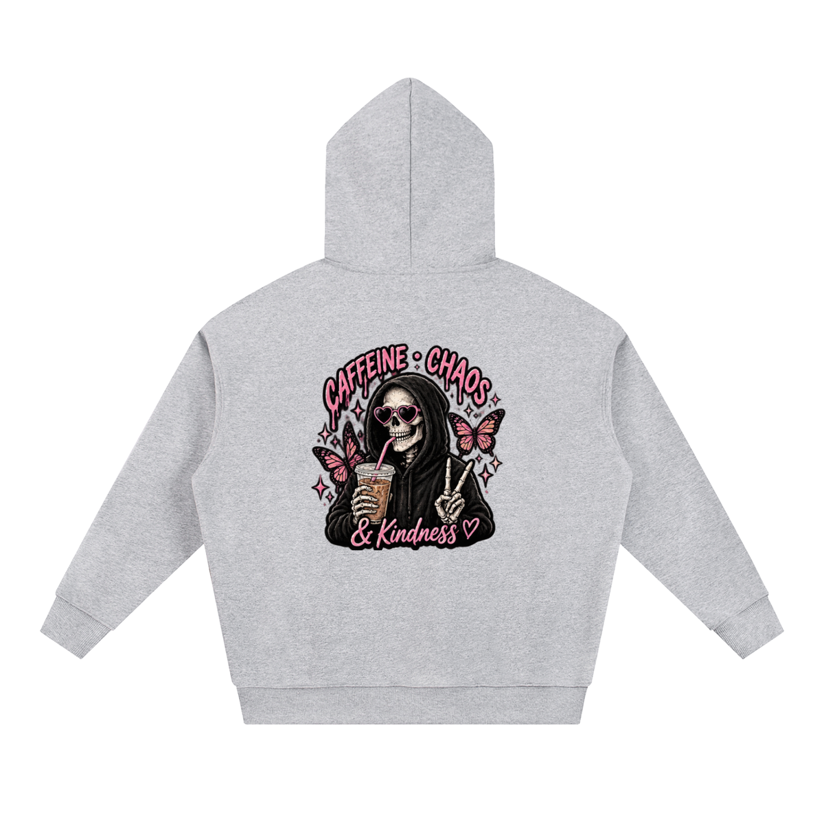 Caffeine, Chaos & Kindness Heavyweight Hoodie | Haven Unfiltered Collection