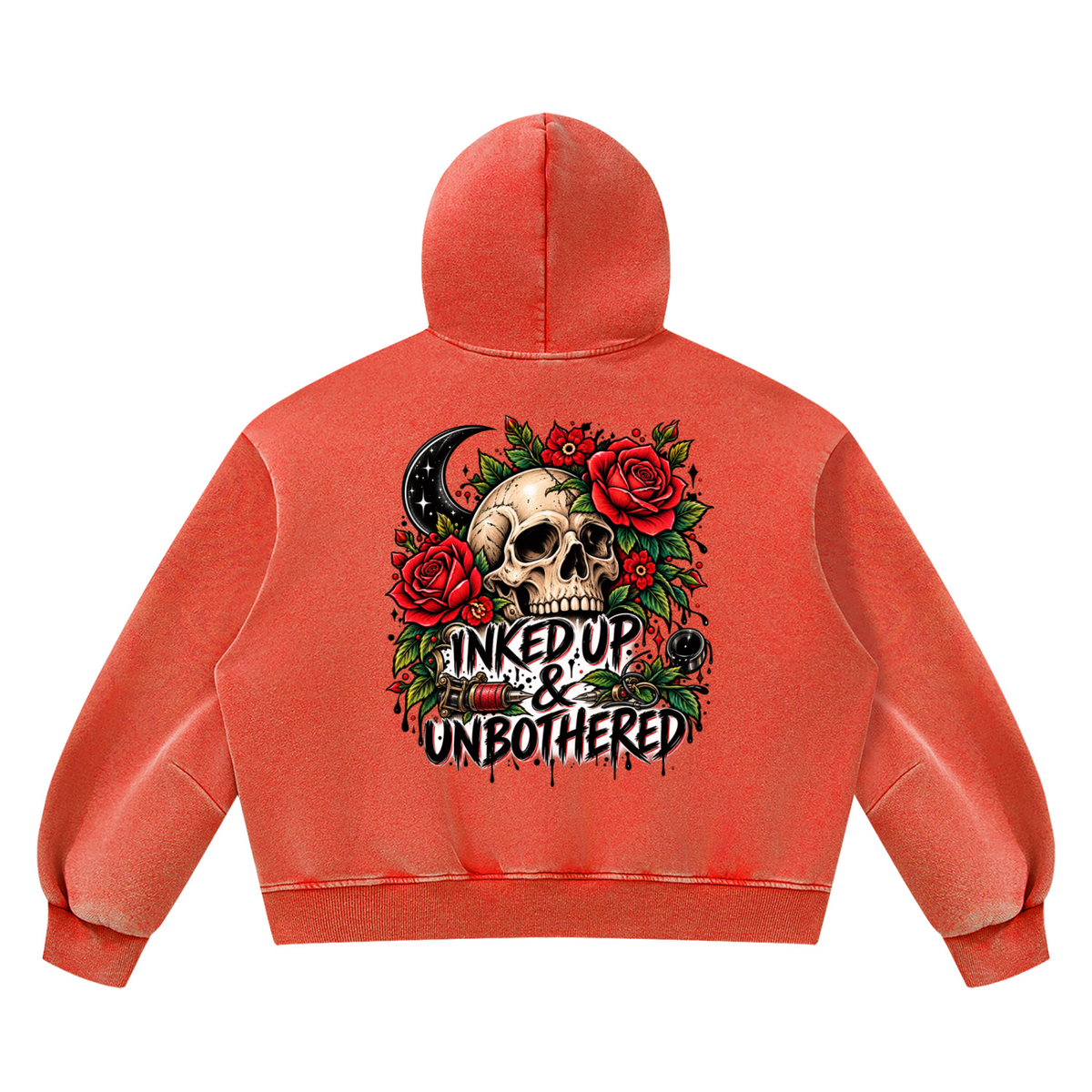 Inked Up & Unbothered Tattoo Hoodie