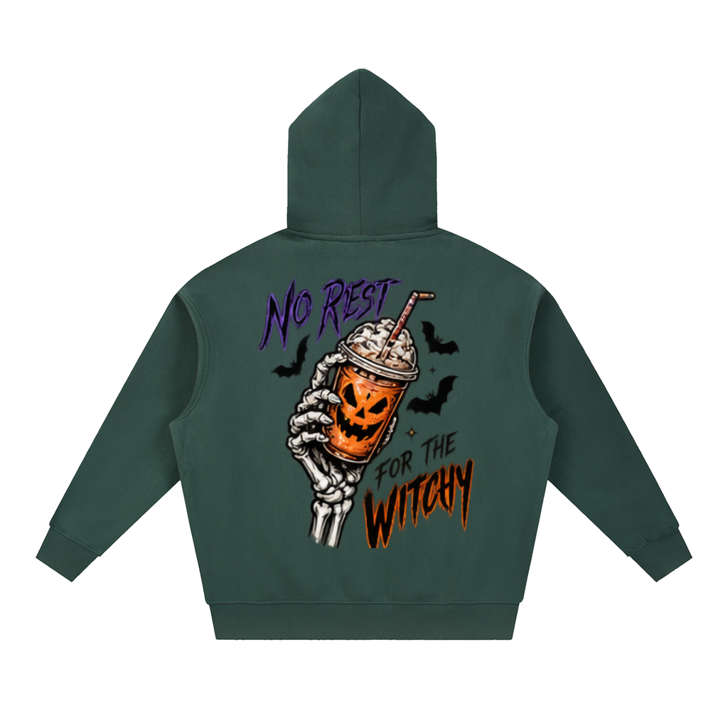 No Rest for the Witchy Boxy Oversized Hoodie | Haven Halloween Collection