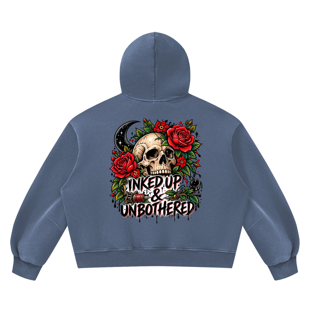 Inked Up & Unbothered Tattoo Hoodie