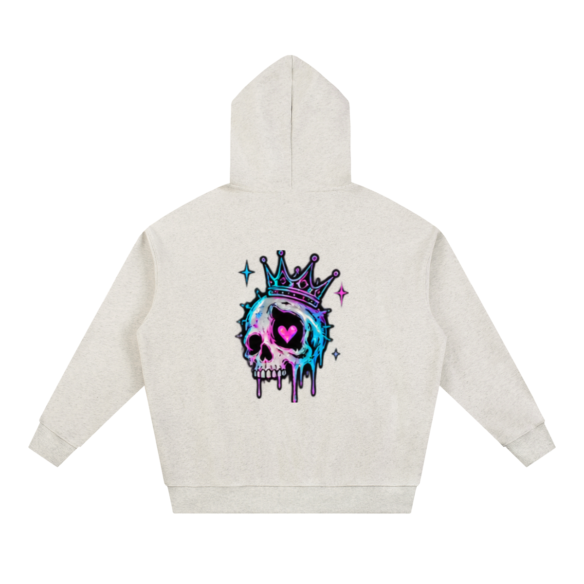 Haven X Pixel Riot – Glitch Crown Adult Gaming Hoodie