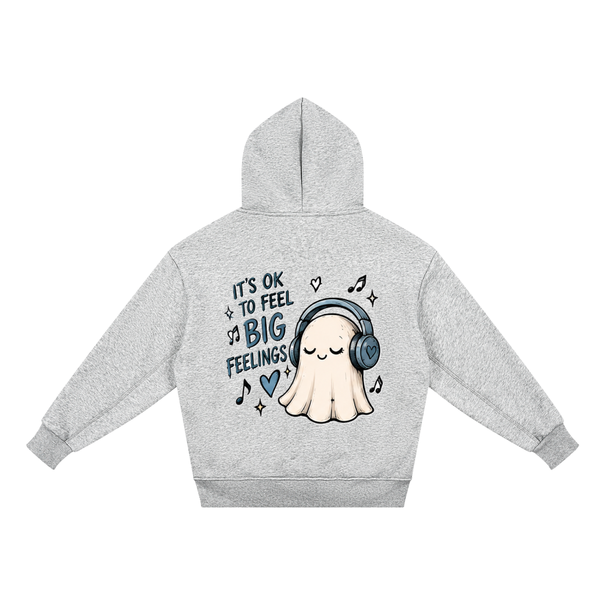 It’s OK to Feel Big Feelings Ghost Kids Hoodie | Little Haven Collection