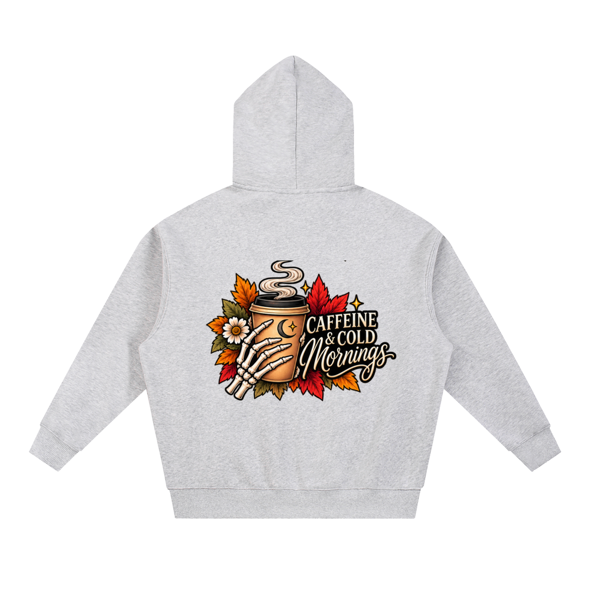 Caffeine & Cold Mornings Boxy Oversized Hoodie | Haven After Autumn Collection