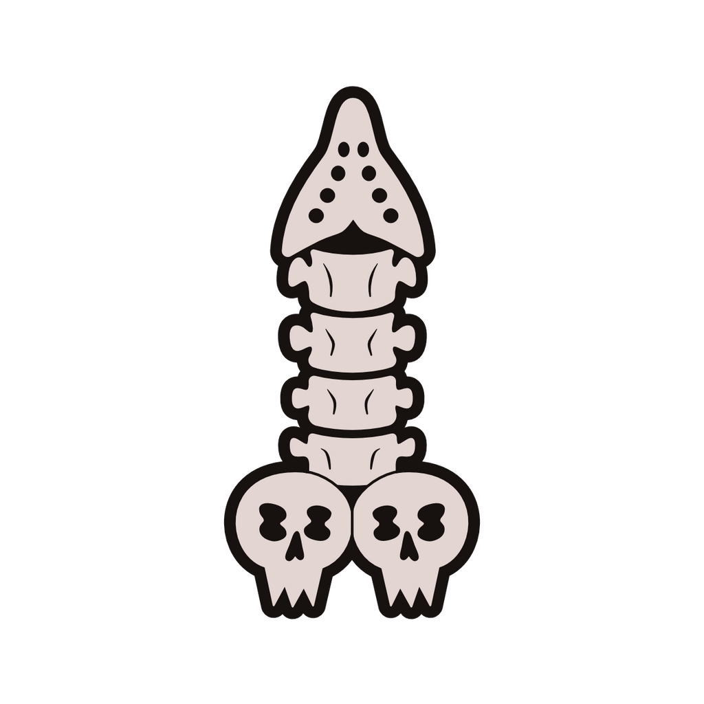 Bone - Enamel Pin
