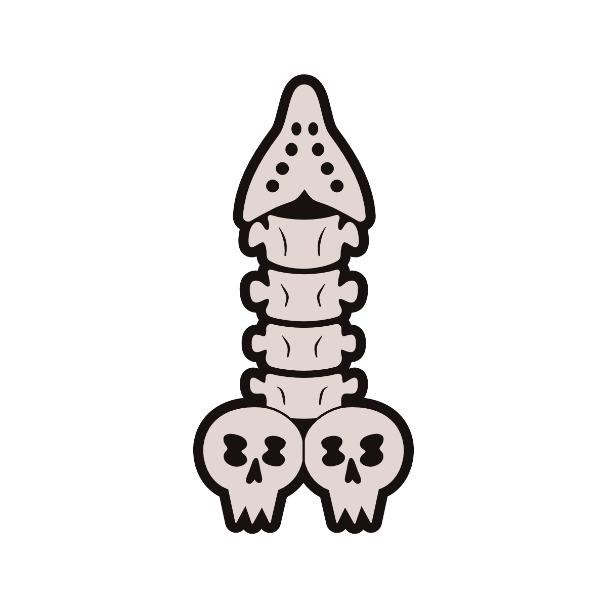 Bone - Enamel Pin