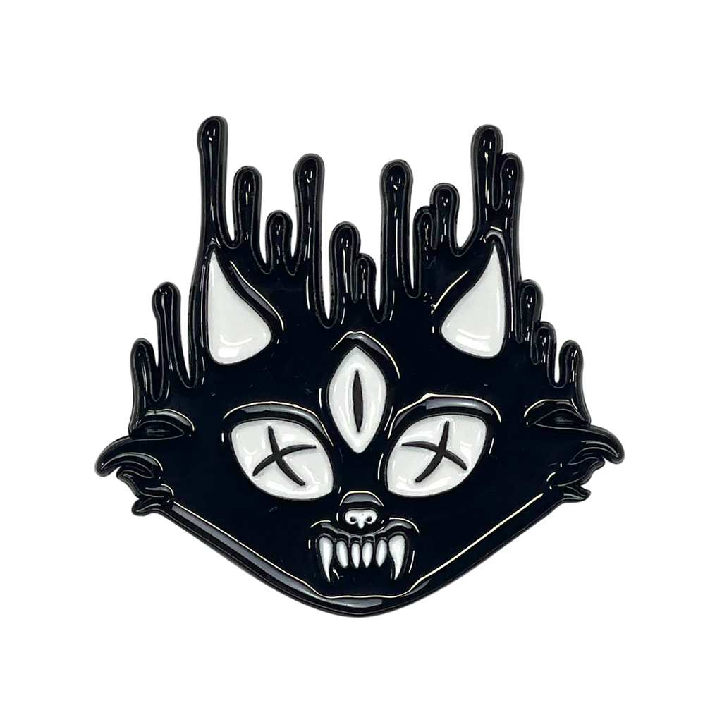 Doom - Melting Cat Enamel Pin