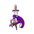 Lockjaw - Dagger Snake Enamel Pin