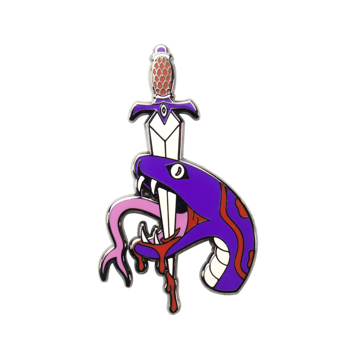 Lockjaw - Dagger Snake Enamel Pin