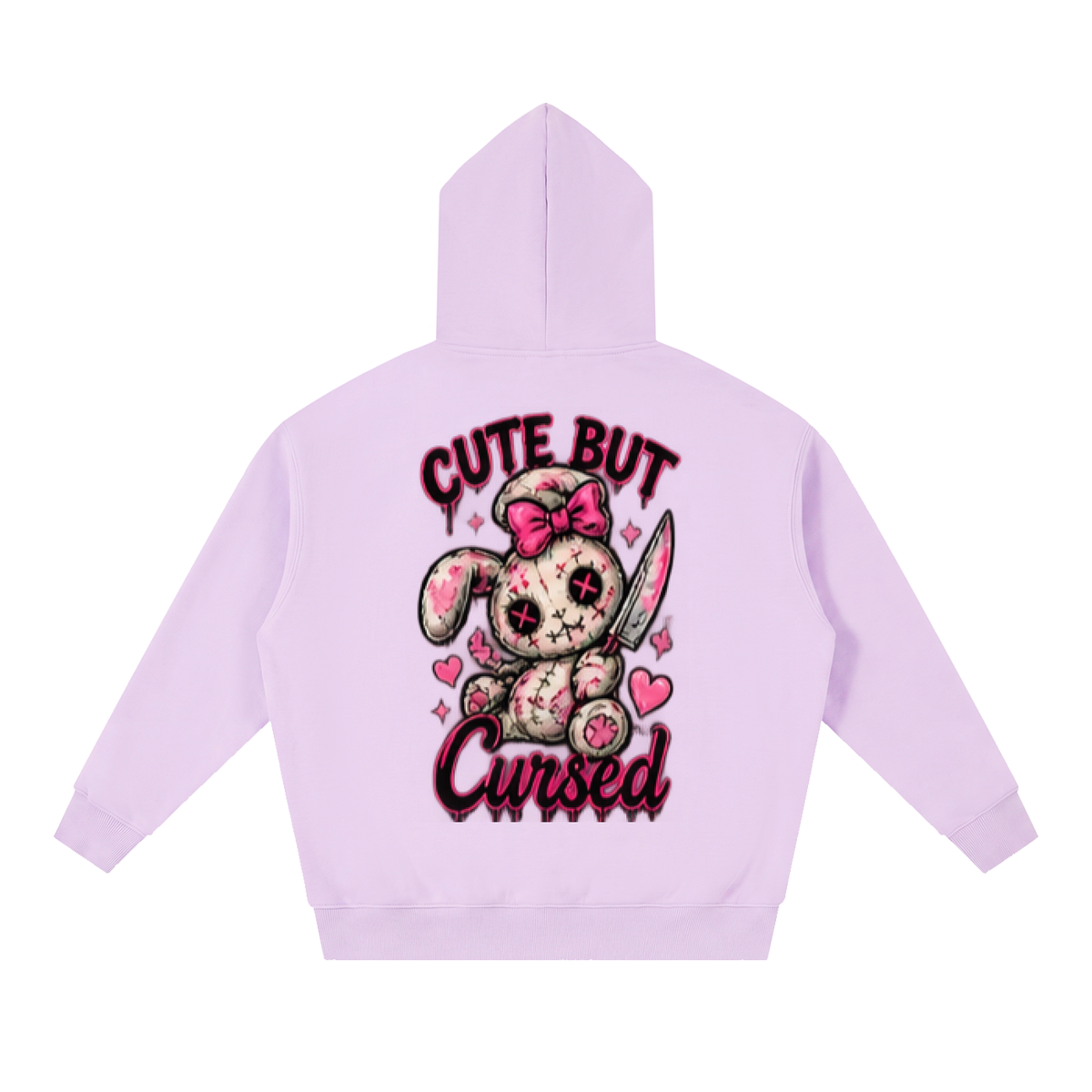Cute But Cursed Boxy Oversized Hoodie | Haven Halloween Collection
