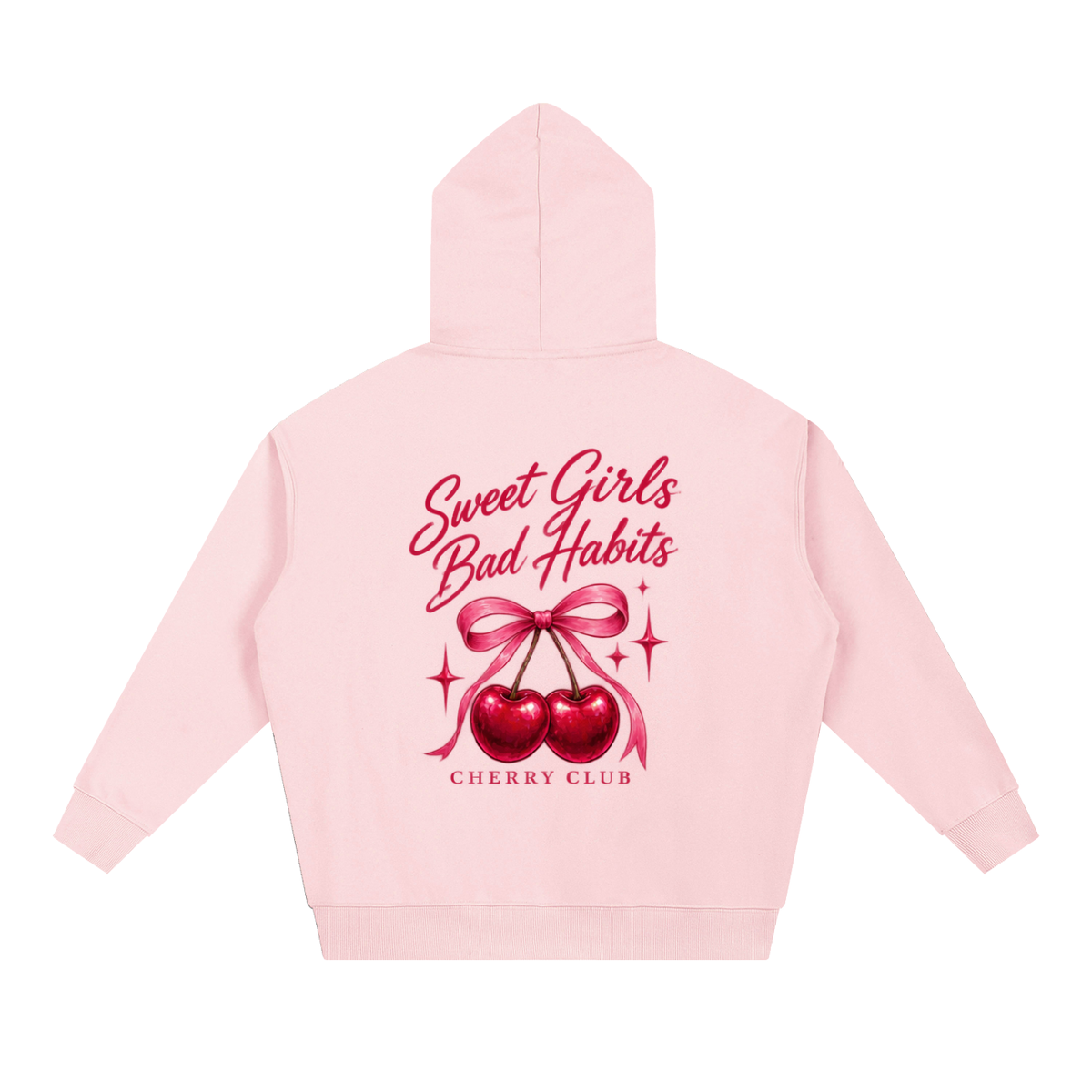 Haven x Cherry Club – Sweet Girls, Bad Habits Oversized Hoodie